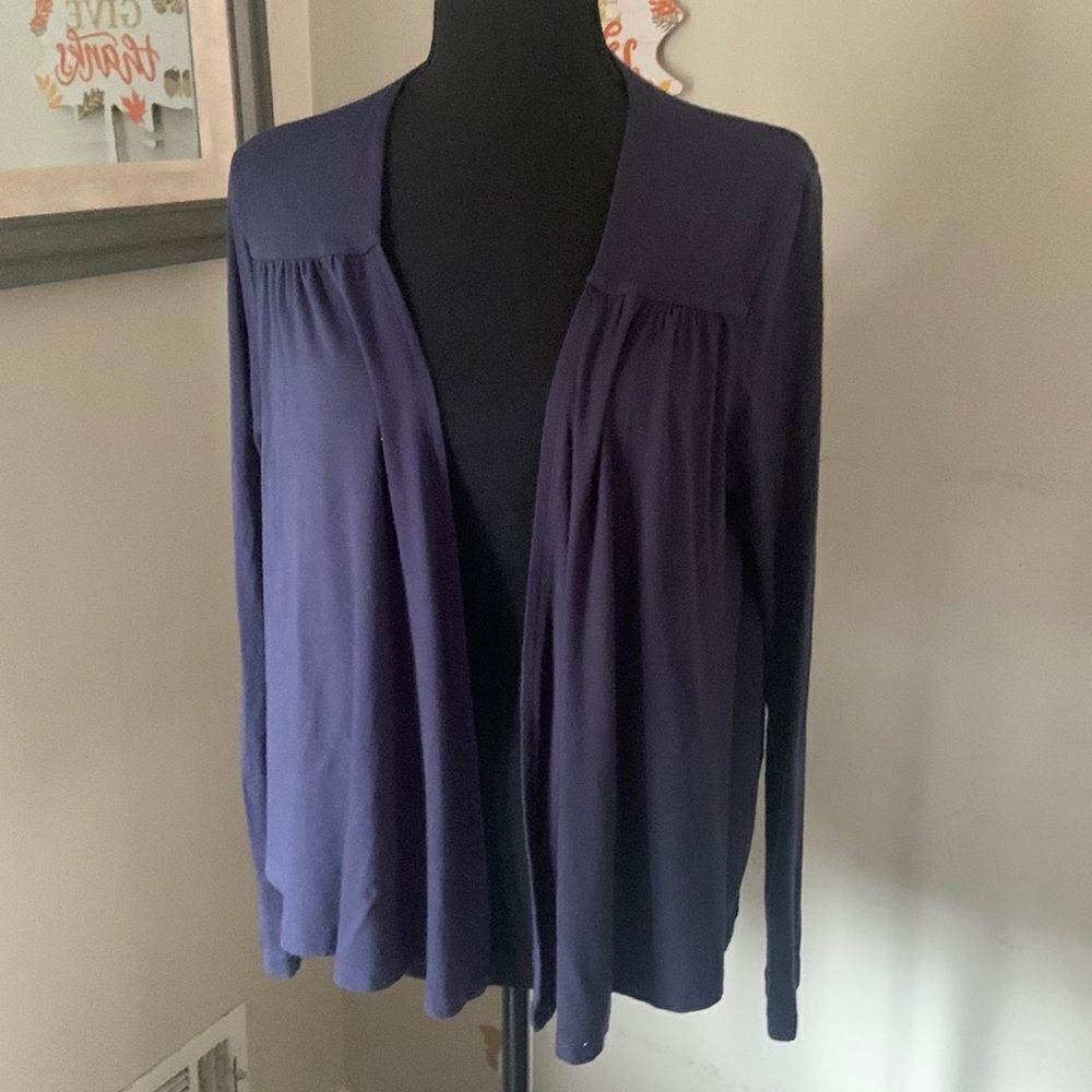 H&M open cardigan size S preloved ❤️EUC navy blue